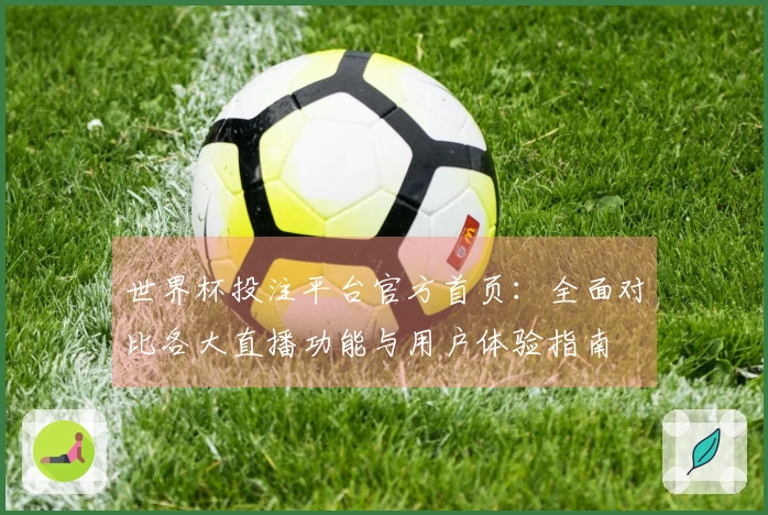 世界杯投注平台官方首页：全面对比各大直播功能与用户体验指南